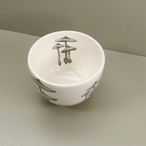 Laura Zindel Small Deep Bowl / Parasol Mushroom #4