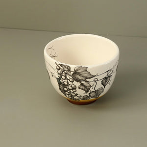 Laura Zindel Small Deep Bowl / Wild Grapes