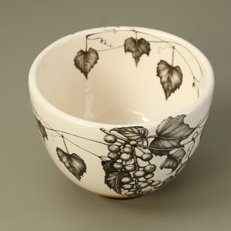 Laura Zindel Small Deep Bowl / Wild Grapes