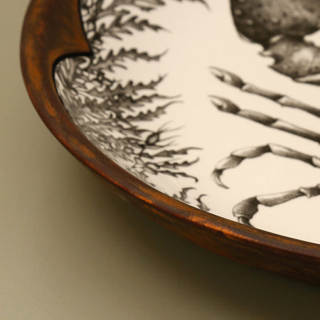 Laura Zindel Small Round Platter / Lobster