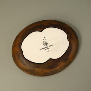 Laura Zindel Small Serving Dish / Blue Jay