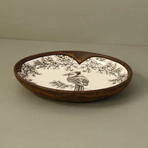 Laura Zindel Small Serving Dish / Blue Jay