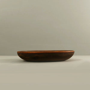 Laura Zindel Small Serving Dish / Coiled Wood Fern