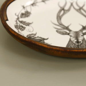 Laura Zindel Small Serving Dish / Red Stag