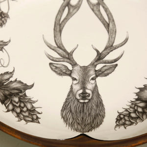 Laura Zindel Small Serving Dish / Red Stag