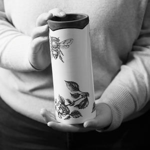 Laura Zindel Canister Vase / Small / Fiddlehead Fern