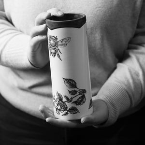 Laura Zindel Canister Vase / Small / Hummingbird #1