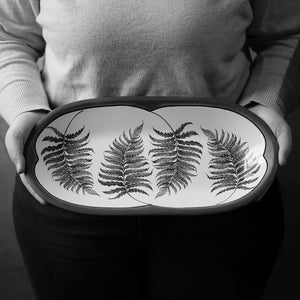 Laura Zindel Rectangular Serving Dish / Artichoke