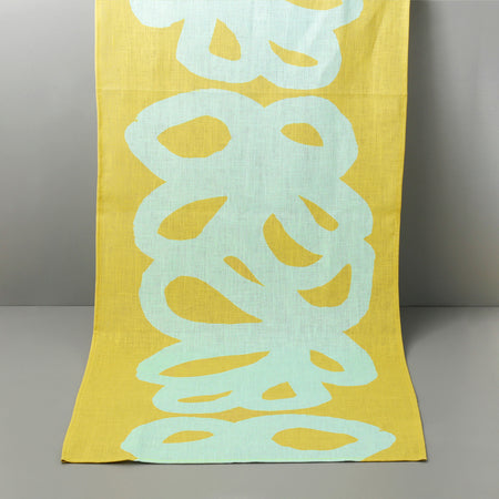 Leila Simon Hayes Table Runner / Eddies Green