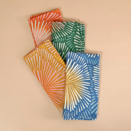 Leila Simon Hayes 4pc Napkin Set / Burst Mix