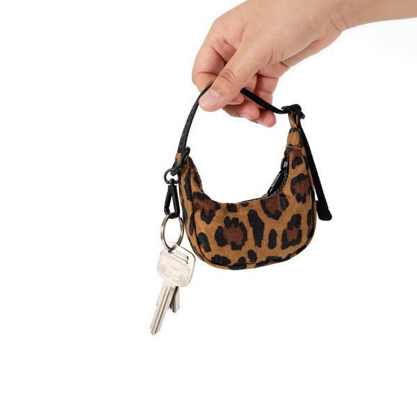 Baggu Crescent Bag Charm / Leopard