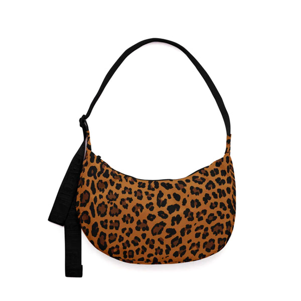 Baggu Medium Crescent Bag / Leopard