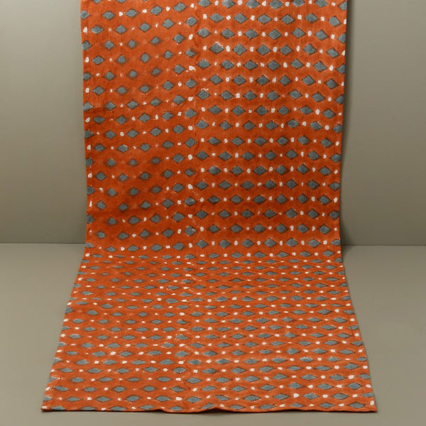 Linen Lozenge Table Runner