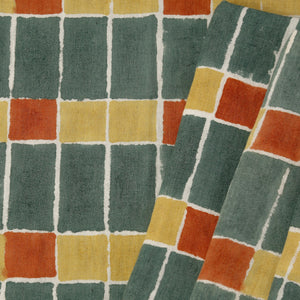 Linen Mosaic Napkin Set / 4pc