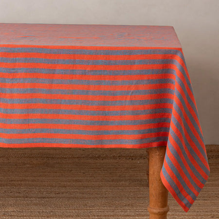 Linen Rosado Orange Tablecloth