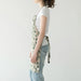 Linen Tales Pinafore Apron / Eucalyptus Natural