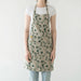 Linen Tales Pinafore Apron / Eucalyptus Natural