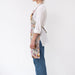 Linen Tales Pinafore Apron / Orange Flow Natural