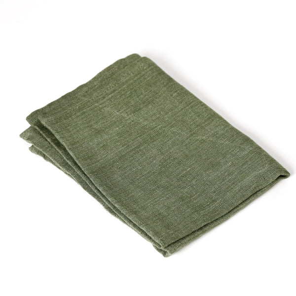 Stonewashed Linen Kitchen Towel / Sage