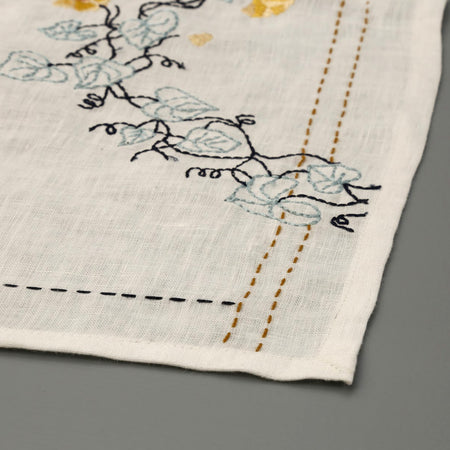 Linen Tendril Table Runner