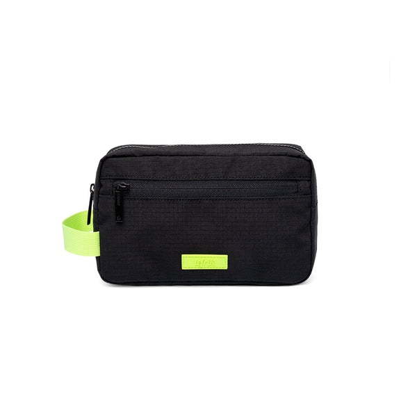 Neo Lithe Dopp Kit / Black & Lime