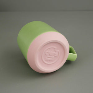 Chips Mug / Light Green & Pink