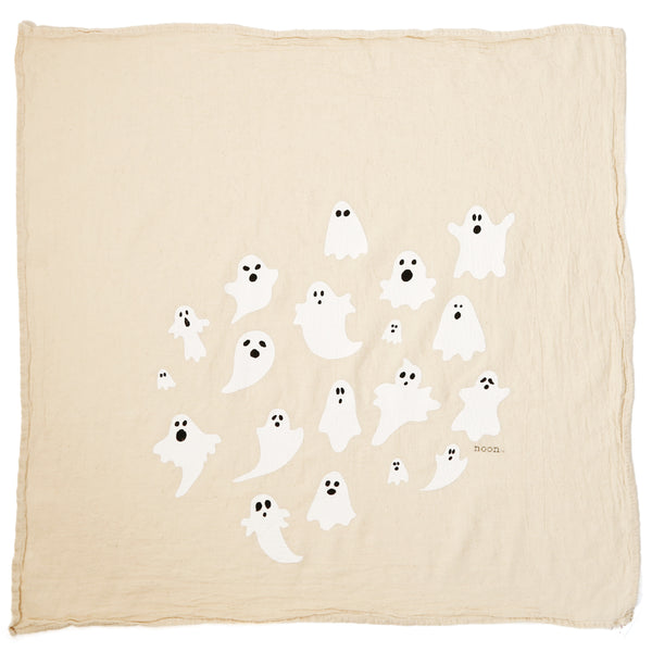 Noon Designs Organic Kitchen Towel / Ghosts