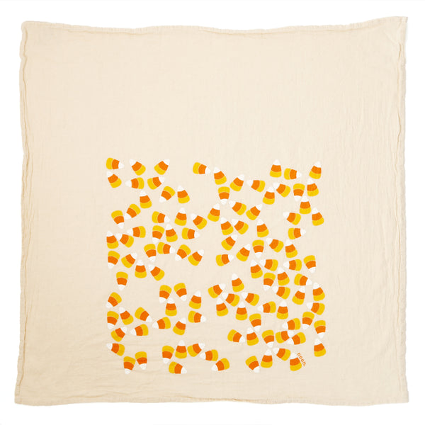 Noon Designs Organic Kitchen Towel / Candy Corn