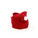 Bubble Hat / 6-12mo.- Red & White
