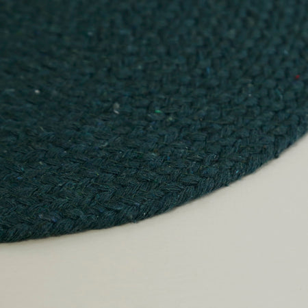 Mabelle Round Cotton Placemat / Jade