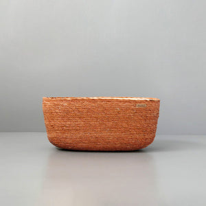Makaua Palm Leaf Oval Bread Basket / Solid Petalo
