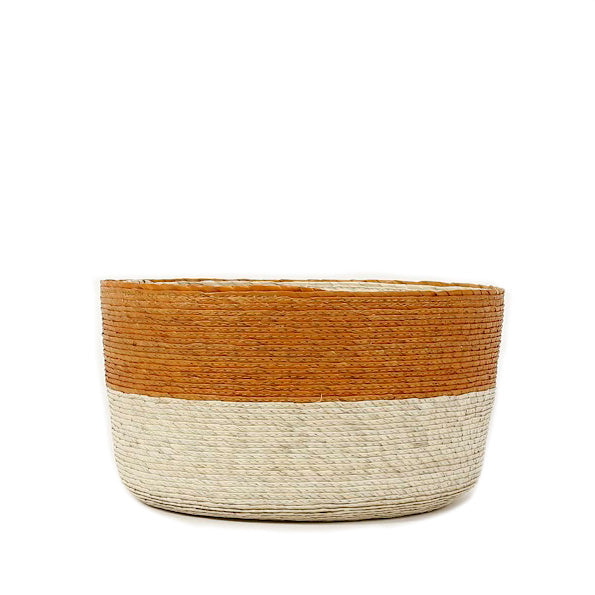 Makaua Palm Leaf Shelf Basket / Canela