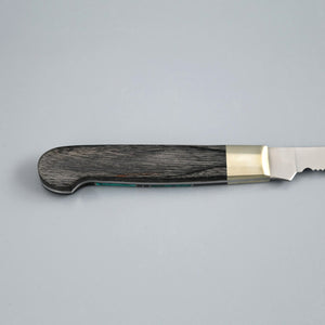 Malachite & Jet Bread Knife
