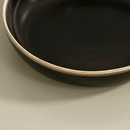 Matte Black Large Serving Bowl