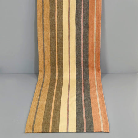 Mayamam Stripe Table Runner / Caramel 12" x 82"