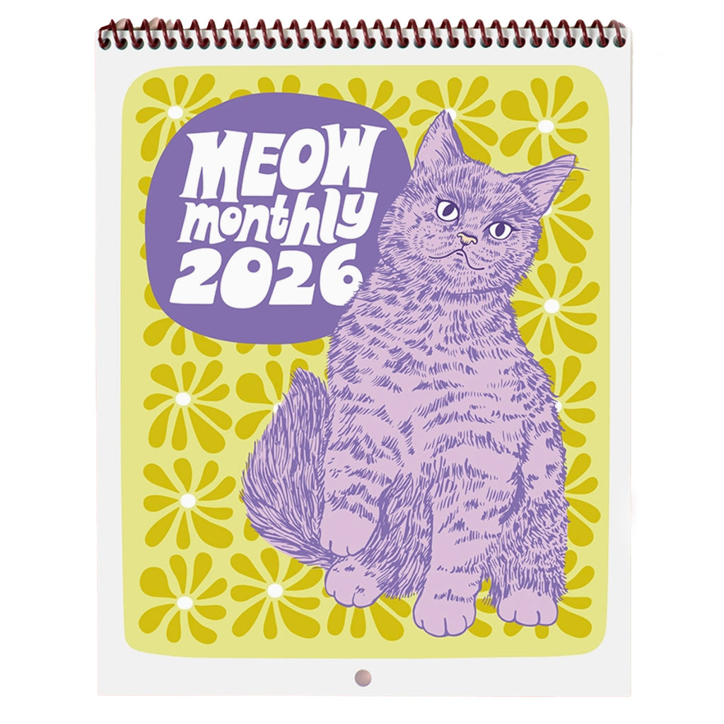 2026 Meow Monthly Calendar