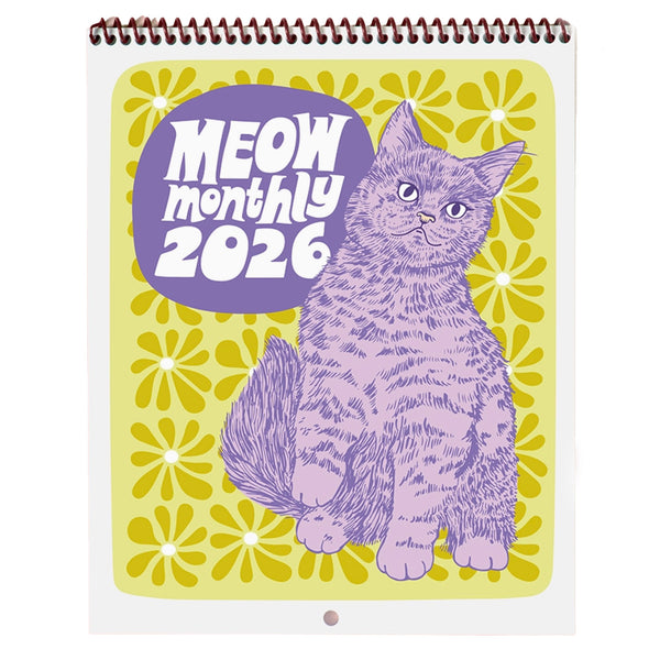 2026 Meow Monthly Calendar
