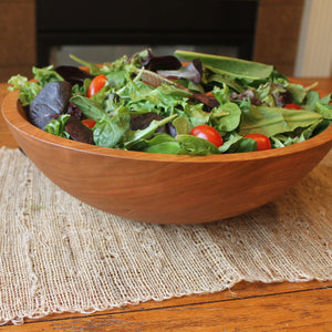 Michigan Cherry Wooden Salad Bowl 15"