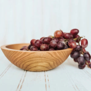 Michigan Cherry Wooden Salad Bowl 7"