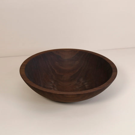 American Walnut Wooden Salad Bowl 12"