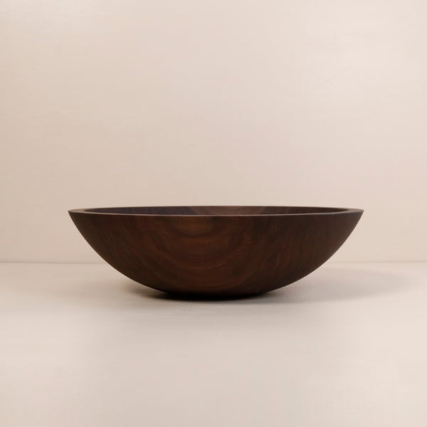 American Walnut Wooden Salad Bowl 12"