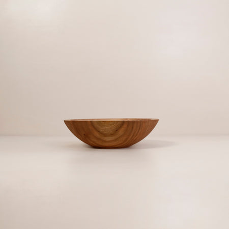 Michigan Cherry Wooden Salad Bowl 7"