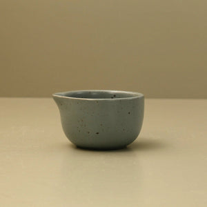 Mini Ceramic Pitcher / Blue Gray
