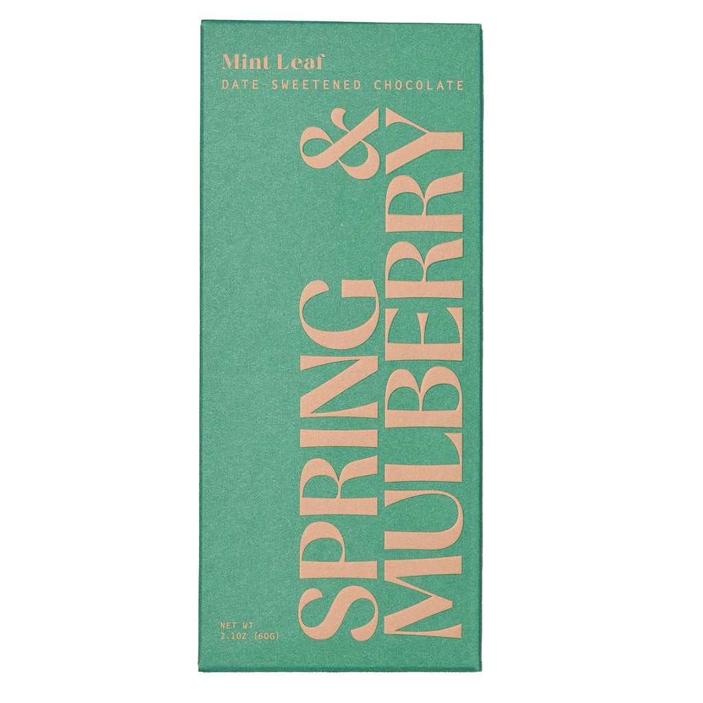 Spring & Mulberry / Mint Leaf Dark Chocolate