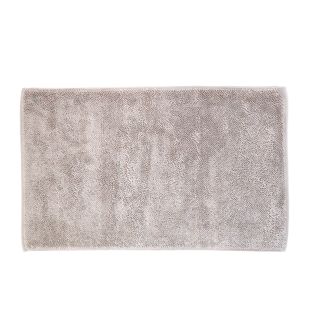 Loop Organic Turkish Cotton Bath Mat / Light Grey