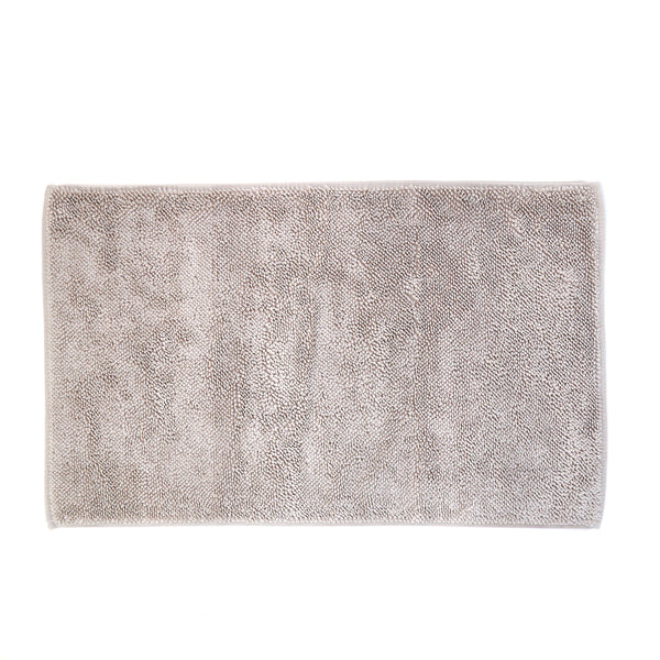 Loop Organic Turkish Cotton Bath Mat / Light Grey