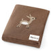 Cotton Swaddle Blanket / Mocha Deer