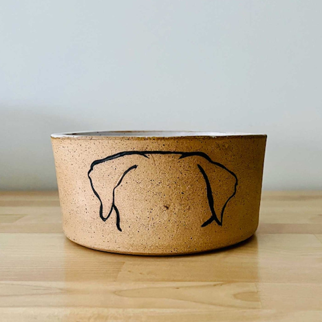 Mod Ceramic Dog Food Bowl