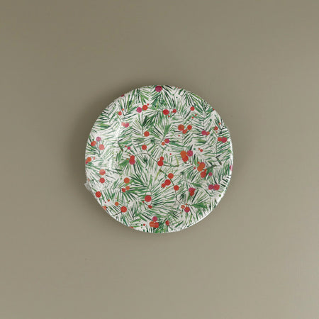 Caspari Paper Salad & Dessert Plates / Modern Pine