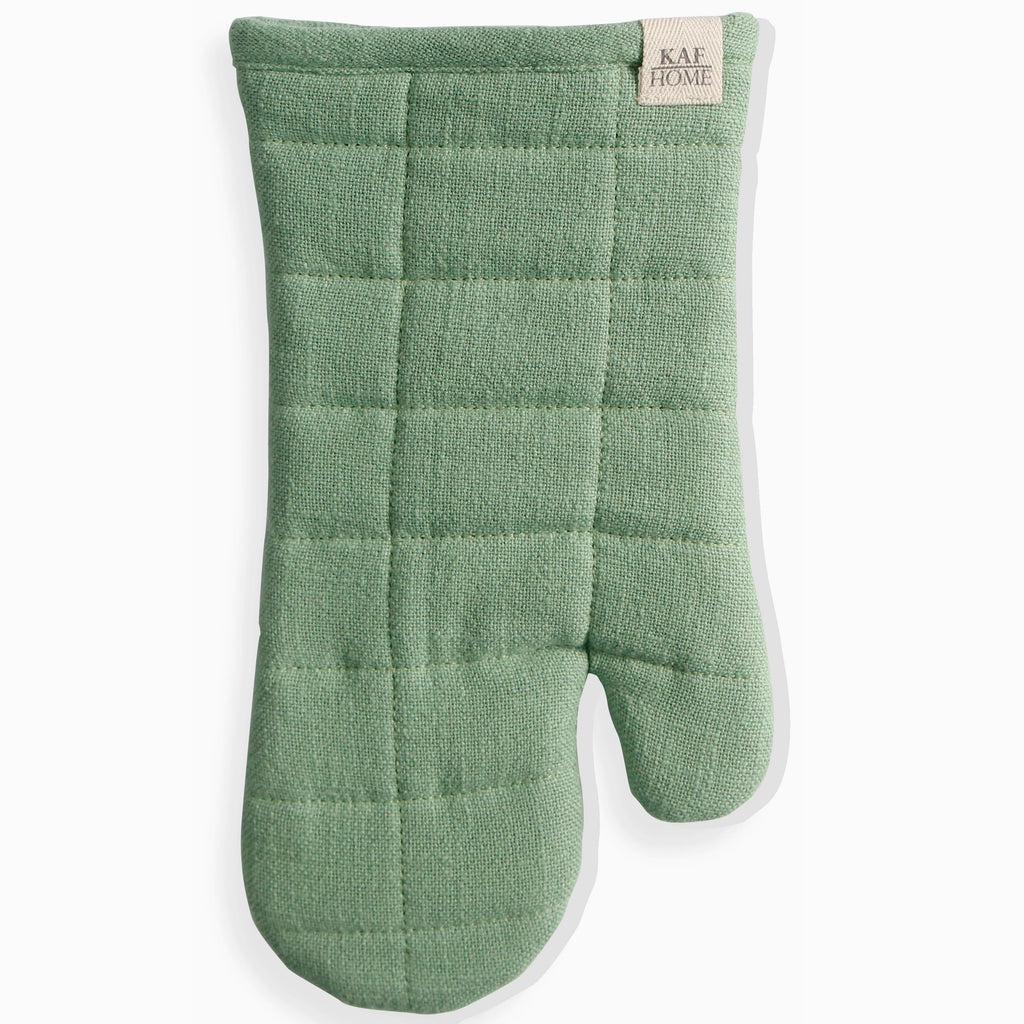 Monaco Quilted Oven Mitt / Mineral Green